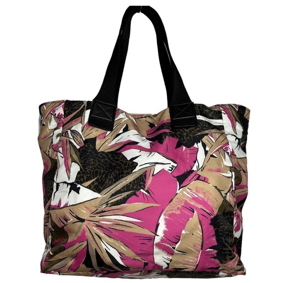 Marc Jacobs Tote Bag Womens Large Multicolor Pink Animal‎ Print Travel Purse - Picture 6 of 10